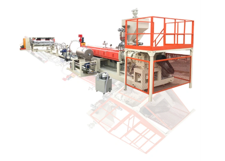 The Working Process of A PE Foam Production Line