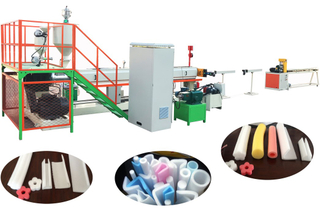 Polyethylene Foam Pipe Tube Extrusion Making Machine Line