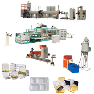 Disposable Ps Foam Take Away Lunch Box Thermoforming Machine