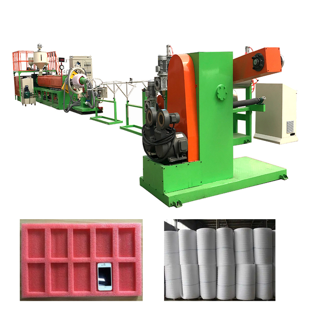 Good Plasticity Expanded Polyethylene Foam Roll Making Machine