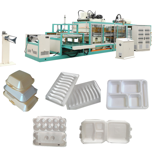 Automatic Polystyrene Disposable Foam Box Forming Container Making Machine