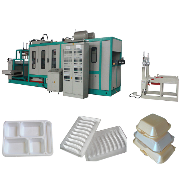 Pizza Fast Food Box Vacuum Forming Production Line