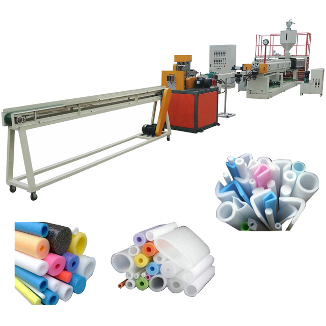 PE Foam Hose Rod Pipe Extrusion Machine Production Line