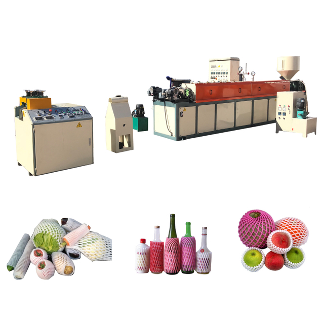 Pe Foam Fruit Mesh Extruder Production Making Machine Line