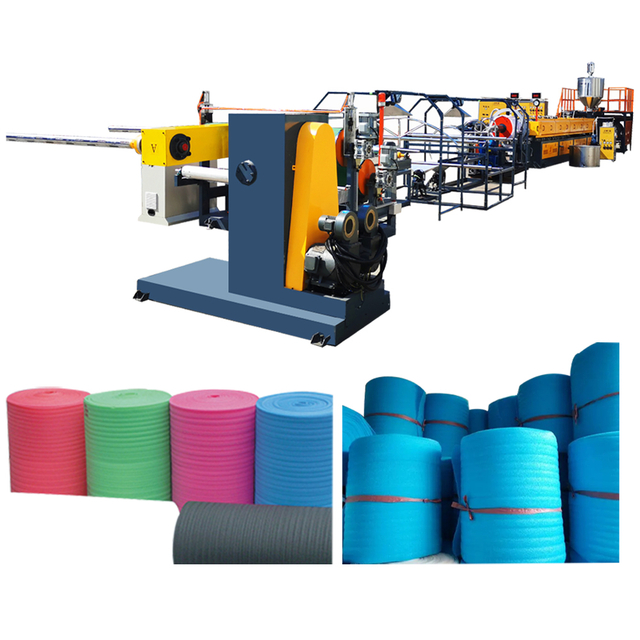 Good Plasticity Expanded Polyethylene Foam Roll Making Machine