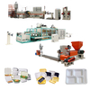 Plastic PS Fast Food Box Thermoforming Machine